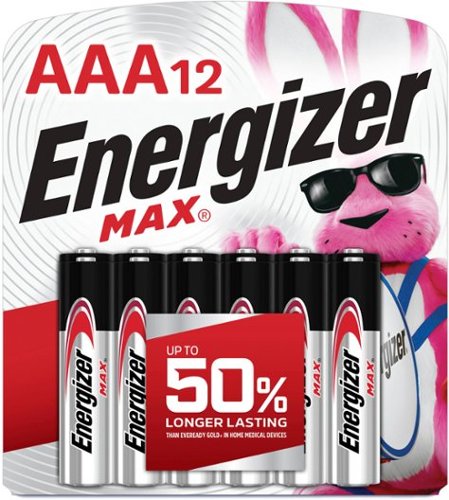  Energizer - MAX AAA Batteries (12 Pack), Triple A Alkaline Batteries