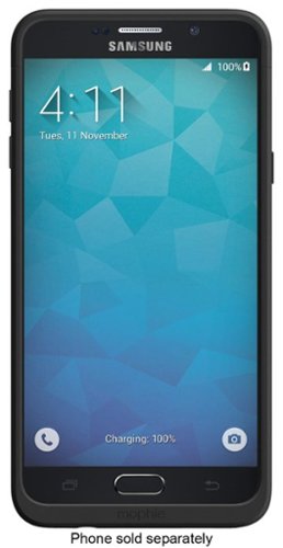  mophie - Juice Pack External Battery Case for Samsung Galaxy Note5 Cell Phones - Black