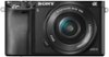 Sony - Alpha a6000 Mirrorless Camera with 16-50mm Retractable Lens - Black-Front_Standard