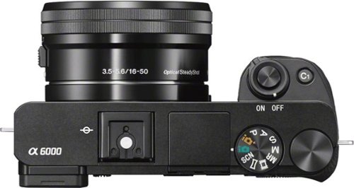 Sony Alpha a6000 Mirrorless Camera with 16-50mm Retractable Lens - Black WORLDWIDE DELIVERY