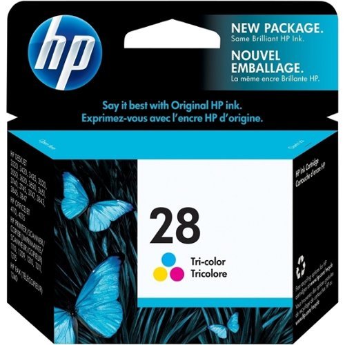  HP - 28 Standard Capacity - Yellow/Cyan/Magenta Ink Cartridge - Multicolor