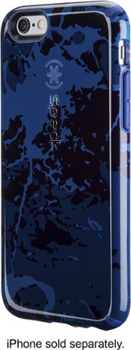  Speck - Inked Hard Shell Case for Apple® iPhone® 6 and 6s - Field Blue/Cadet Blue