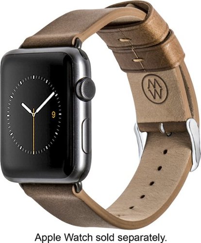  Monowear - Watch Band for Apple Watch™ 38mm - Brown/Dark Gray