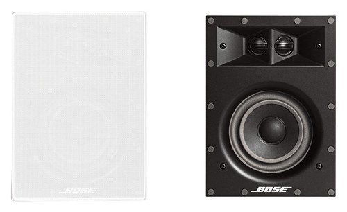 Bose - Virtually Invisible® 691 In-Wall Speakers (Pair) - White-Front_Standard 