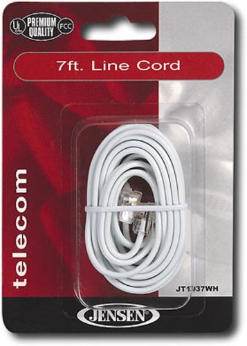  JENSEN - 7' Line Cord - White