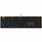 CHERRY - KC 200 MX-Wired Keyboard - MX2A BROWN - /Bronze Housing - Tactile feel - abrasion resistant keys - white LED - Black-Front_Standard