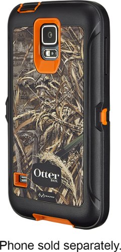 Otterbox - Real Tree Defender Series Case for Samsung Galaxy S 5 Cell Phones - Max 4HD Blaze Orange