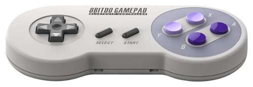  8BitDo - Bluetooth Controller - Gray/Purple/Black