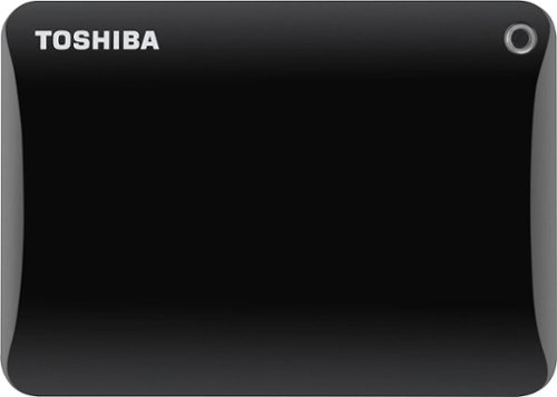  Toshiba - Canvio Connect II 2.5TB External USB 3.0 Portable Hard Drive - Black