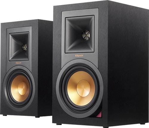  Klipsch - Reference 5.25&quot; 100W 2-Way Powered Bluetooth Monitors (Pair) - Black