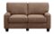 Serta - RTA Martinique Collection 61" Fabric Loveseat Sofa - Dominica Earth-Front_Standard