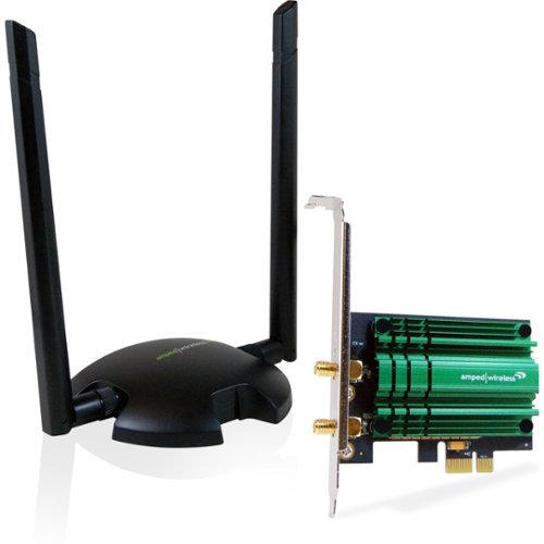  Amped Wireless - High Power AC1200 Wi-Fi PCI-E Adapter - Black