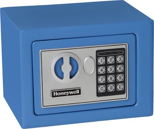 Honeywell - 0.17 Cu. Ft. Security Safe - Blue