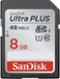SanDisk - Ultra PLUS 8GB SDHC UHS-I Memory Card-Front_Standard