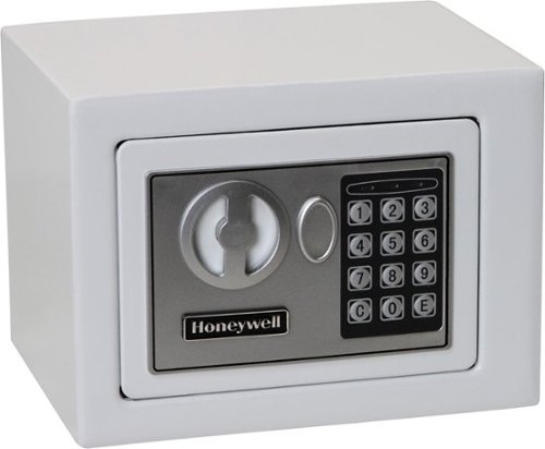  Honeywell - 0.17 Cu. Ft. Security Safe - White