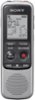 Sony - BX Series Digital Voice Recorder - Silver-Front_Standard 