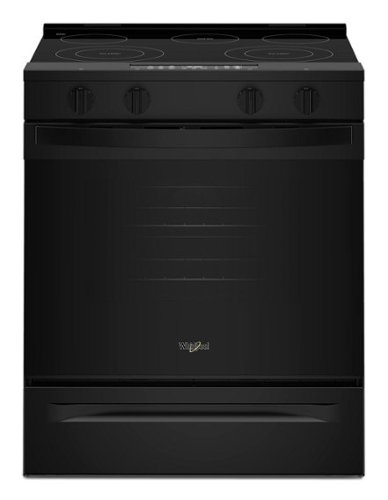 Whirlpool - 5.3 Cu. Ft. Slide-In Electric Range with No Preheat and Slow Cook Modes - Black