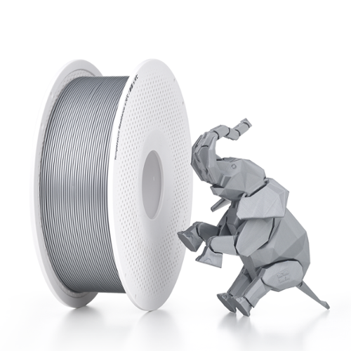 Bambu Lab - 1.75mm PLA Basic Filament - Gray-Front_Standard 
