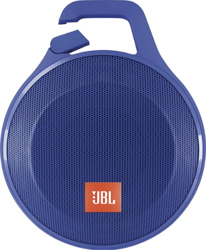  JBL - Clip+ Portable Bluetooth Speaker - Blue
