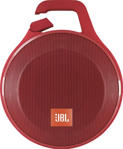  JBL - Clip+ Portable Bluetooth Speaker - Red