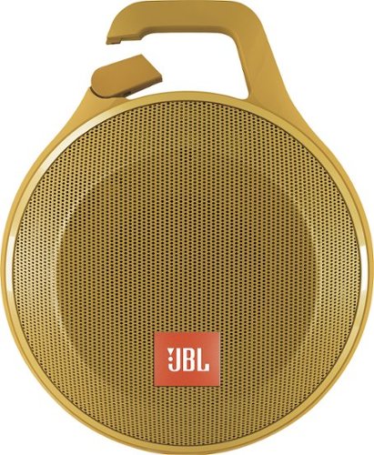 JBL - Clip+ Portable Bluetooth Speaker - Yellow-Front_Standard 