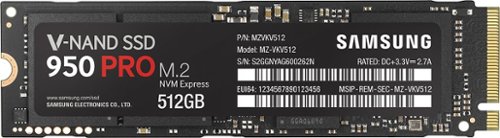  Samsung - 950 Pro 512GB Internal PCI Express Solid State Drive for Laptops