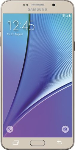  Samsung - Galaxy Note5 4G LTE with 32GB Memory Cell Phone - Gold (Verizon)