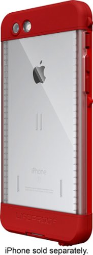  LifeProof - NÜÜD Protective Waterproof Case for Apple® iPhone® 6s - Campfire red