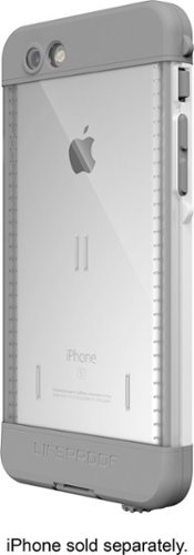  LifeProof - NÜÜD Protective Waterproof Case for Apple® iPhone® 6s - Avalanche white