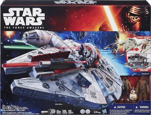  Star Wars - Star Wars: The Force Awakens Battle Action Millennium Falcon - Silver