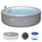 Bestway - SaluSpa Hawaii Smart AirJet Inflatable Hot Tub with EnergySense Cover - Gray-Front_Standard
