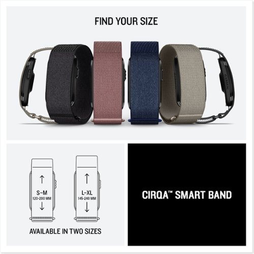 Garmin CIRQA Smart Band, Adjustable Black, S-M - Black - (2026) HOW TO BUY
