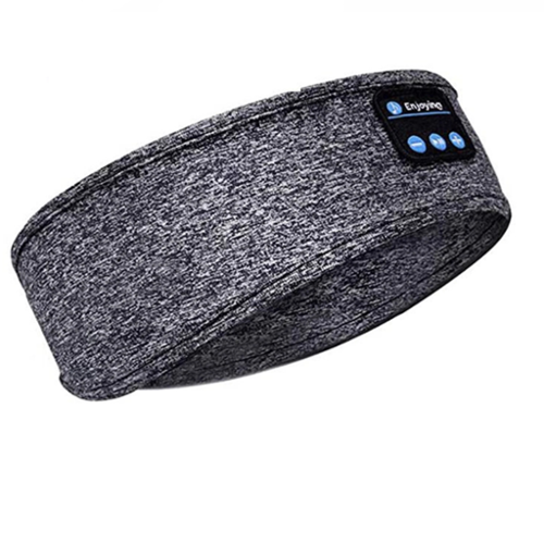 Stock Preferred - Sleep Headphones Bluetooth Headband Grey - Gray-Front_Standard 