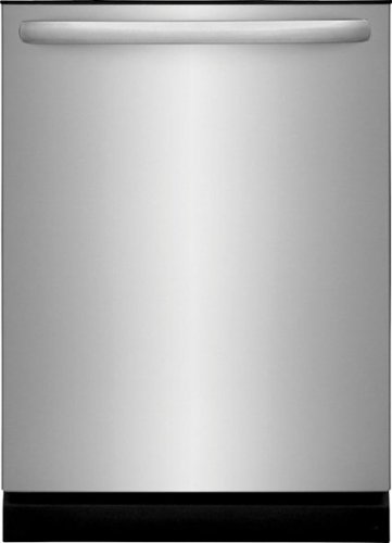 Frigidaire - 24" Top Control Built-In Plastic Tub Dishwasher with MaxDry, 52 dBA - Stainless Steel