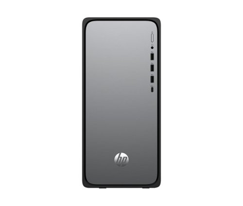 HP - OmniDesk Desktop Intel Core i7 14th gen, 16 GB;2 TB SSD Windows 11 Home - Meteor silver, jack black chassis-Front_Standard 