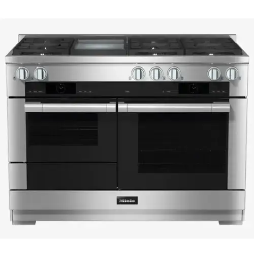 Front. Miele - HR 1956-3 LP DF GD - Stainless Steel.