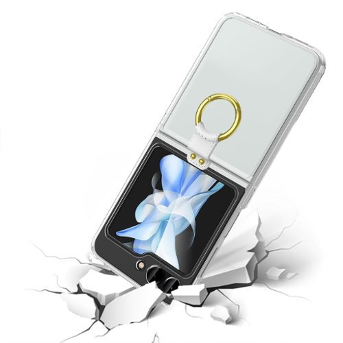 SaharaCase Hybrid-Flex Hard Shell with Ring Case for Samsung Galaxy Z Flip5 - Clear BUY ONLINE