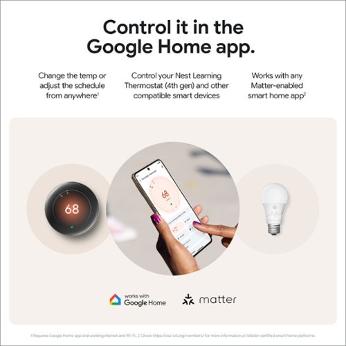 Google Nest Learning Thermostat (4th gen) with Nest Temperature Sensor (2nd gen) - Polished Obsidian BUY IN EUROPE