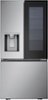 LG - 24.5 Cu. Ft. French Door Standard-Depth MAX Smart Refrigerator with Dual Ice Maker with Craft Ice - Stainless Steel-Front_Standard