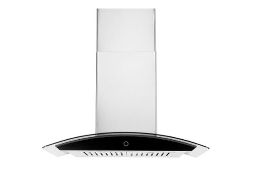 Hauslane - 36 inches - Convertible - Wall Range Hood - Silver-Front_Standard 