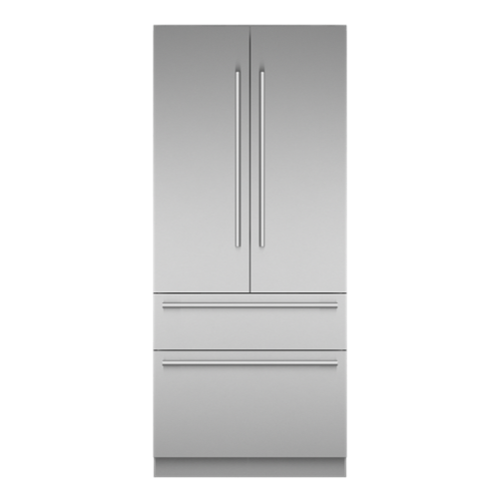 Thermador - Freedom Collection 36 in Wide 18.8 Cu. Ft. Smart Built-in French Door Bottom Freezer Refrigerator - Stainless Steel