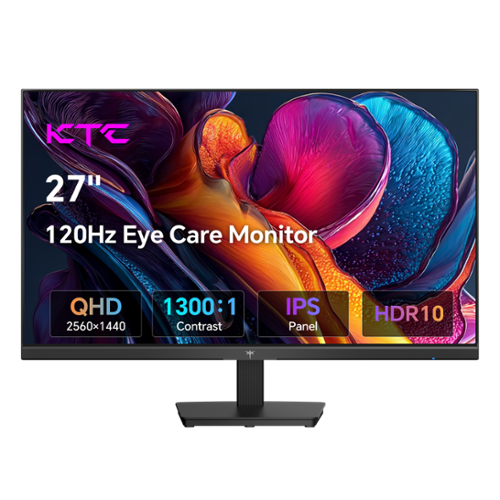 KTC H27D9 27 Inch Gaming Monitor, 2K QHD 1440P, IPS 100Hz/120Hz