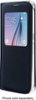 S-View Flip Cover for Samsung Galaxy S6 Cell Phones - Black-Front_Standard