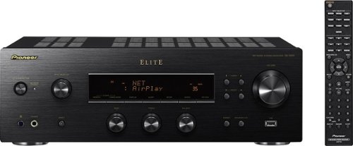  Pioneer - 220W 2.0-Ch. Network-Ready Stereo Receiver - Black