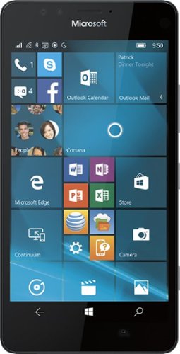  Microsoft - Lumia 950 4G LTE with 32GB Memory Cell Phone - Black (AT&amp;T)