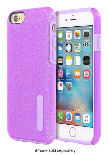  Incipio - DualPro Glitter Case for Apple® iPhone® 6 and 6s - Purple