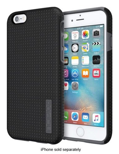  Incipio - DualPro Highwire Case for Apple® iPhone® 6 and 6s - Black/Charcoal