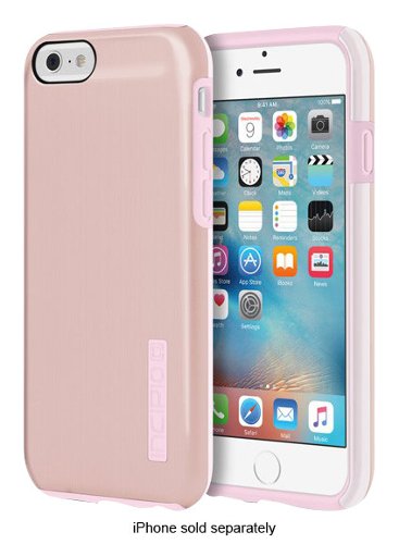  Incipio - DualPro SHINE Case for Apple® iPhone® 6 and 6s - Light Rose Gold/Pale Pink