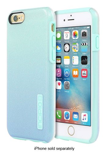Incipio - DualPro Glitter Case for Apple® iPhone® 6 and 6s - Mint-Front_Standard 