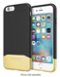 Incipio - EDGE Chrome Case for Apple® iPhone® 6 and 6s - Black/Gold-Front_Standard 